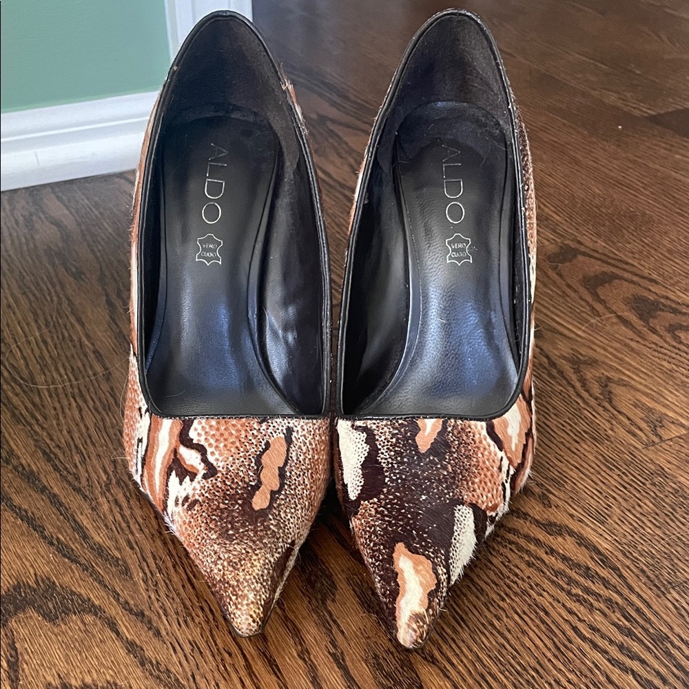 Aldo Women's Snakeskin Pattern Heels